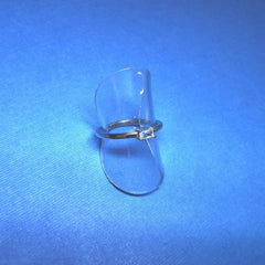 Sterling Silver Cubic Zirconia Rhodium plated ring - G7861