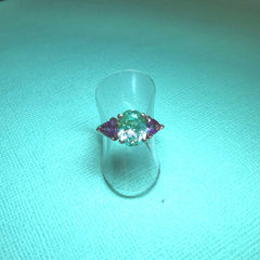 Sterling Silver Sea Foam Spinel - R2772