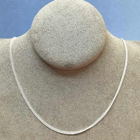 S/S DIAMOND CUT LONG CURB CHAIN 60cms - G9427