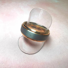 Wedding Band Tungsten Rose Gold RingSize 10(U) - R2311