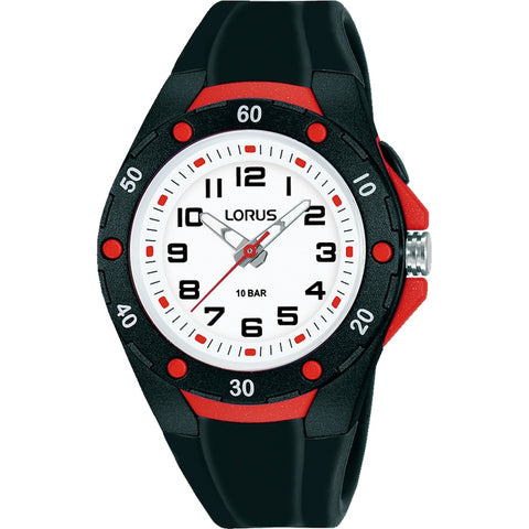 Lorus Black/Red Youth Sports Watch - G9168