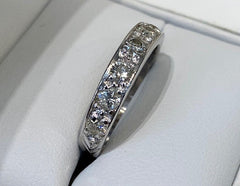 9ct White Gold 70pt Diamond Eternity Ring - R2705