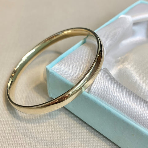 9ct Solid Yellow Gold Baby Bangle - G3260