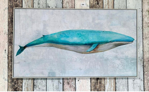 Framed Blue Whale Print - G7747/G7748