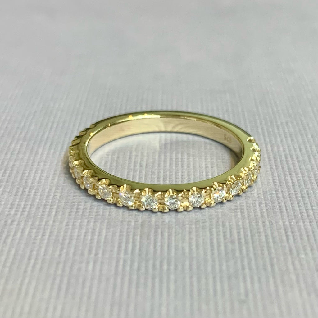 9ct Yellow Gold 0.42ct TDW Diamond Band - R2774