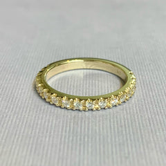 9ct Yellow Gold 0.42ct TDW Diamond Band - R2774