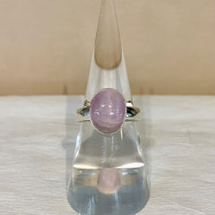 Sterling Silver Oval Kunzite Ring - G8540