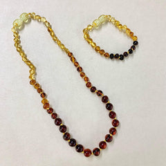 Multi-coloured Amber Baby Necklace - G8730