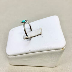 Sterling Silver Turquoise Toe Ring - G8921