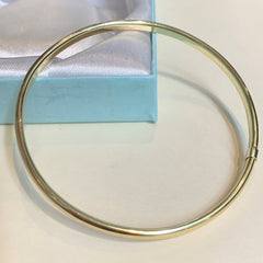 9ct Yellow Gold Copper Filled Bangle - G3874