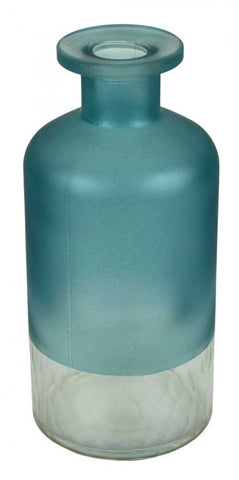 Small Carcelia Blue Cut Bottle