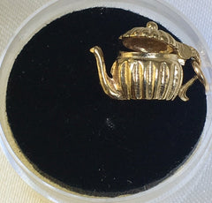 9ct Yellow Gold Teapot Charm - G1139