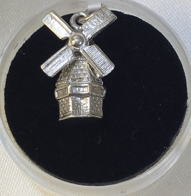 Sterling Silver Windmill Charm - G2742