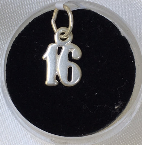 Sterling Silver 16 Charm - G2720