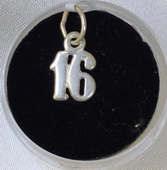 Sterling Silver 16 Charm - G2720
