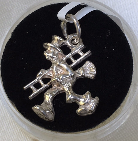 Sterling Silver Chimney Sweep Charm - G2688