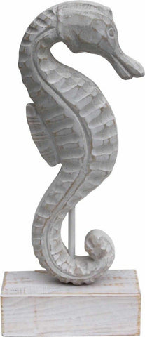 Free Standing Wooden Seahorse - G5368