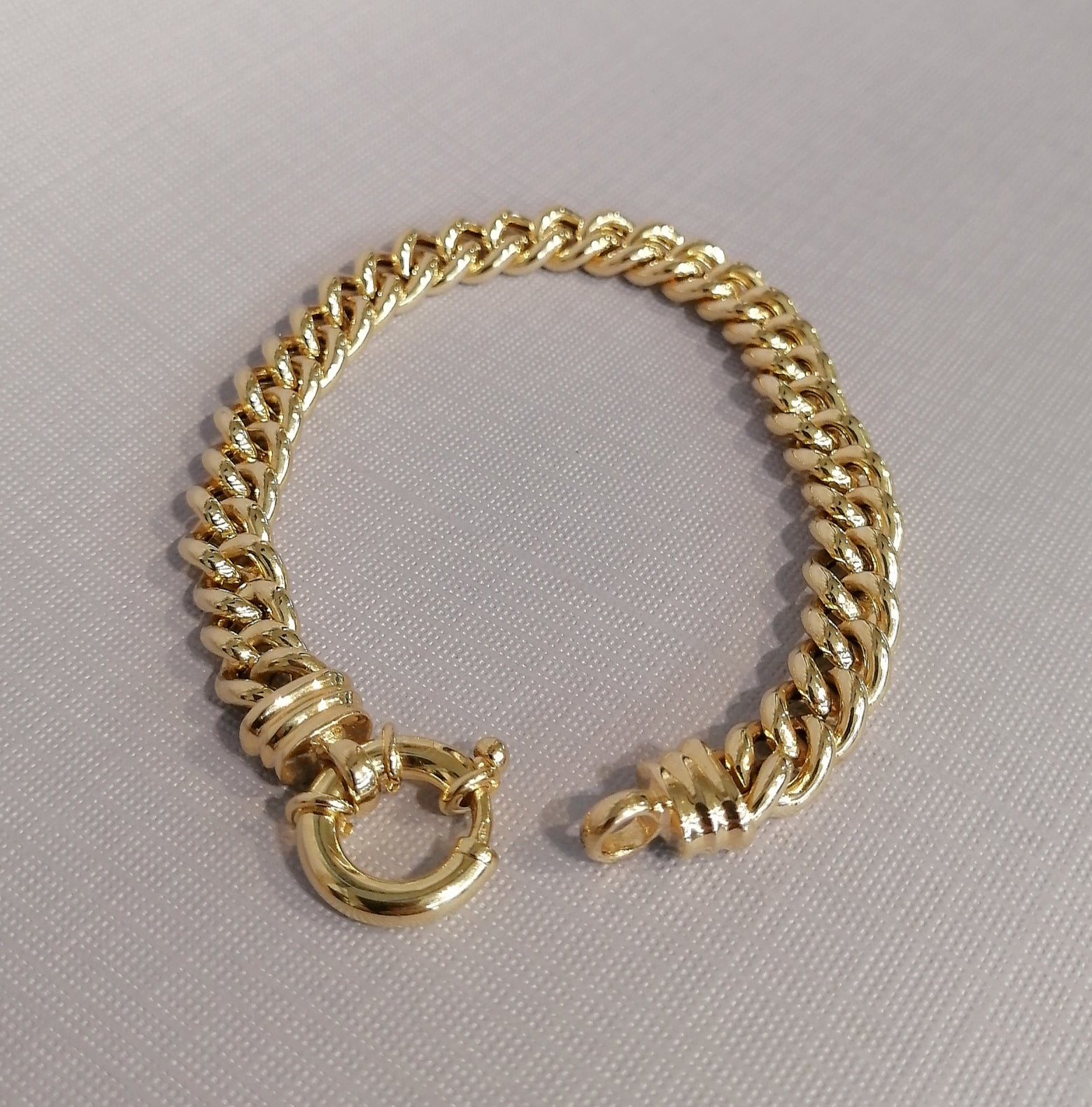 9ct Gold Curb Bracelet | Gold Cuban Bracelet | Pre-Owned Gold Children's  Bracelet