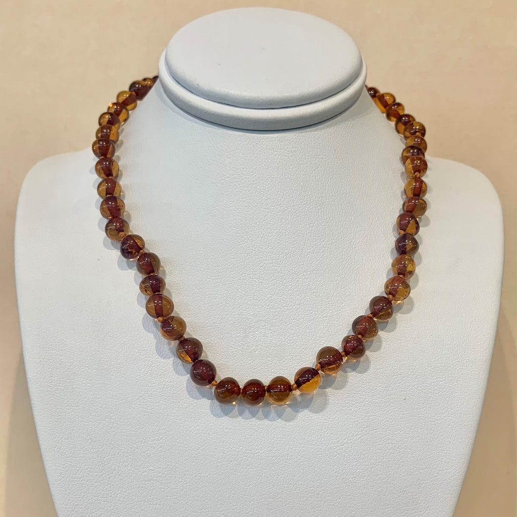 Orange Amber Baby Necklace - G8727