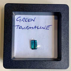 1.02 Carat Emerald Cut Green Tourmaline